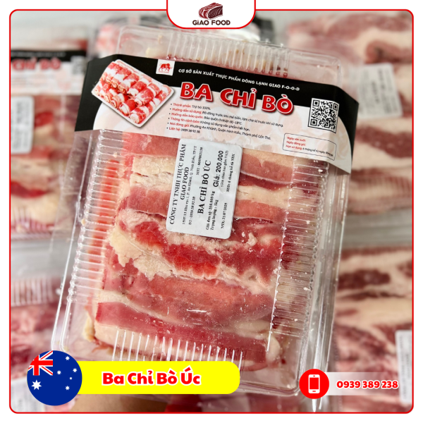 Ba Chỉ Bò Úc - HỘP (0.5kg - 1kg)