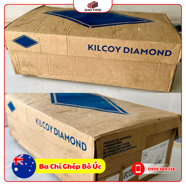 Ba Chỉ Bò Úc Ghép - THÙNG (20 - 30kg)
