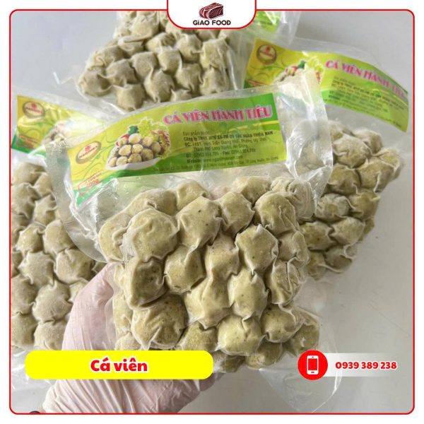 Cá Viên Hành Tiêu - GÓI 500G