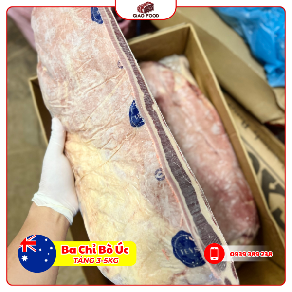 Ba Chỉ Bò Úc - TẢNG (3-5KG)