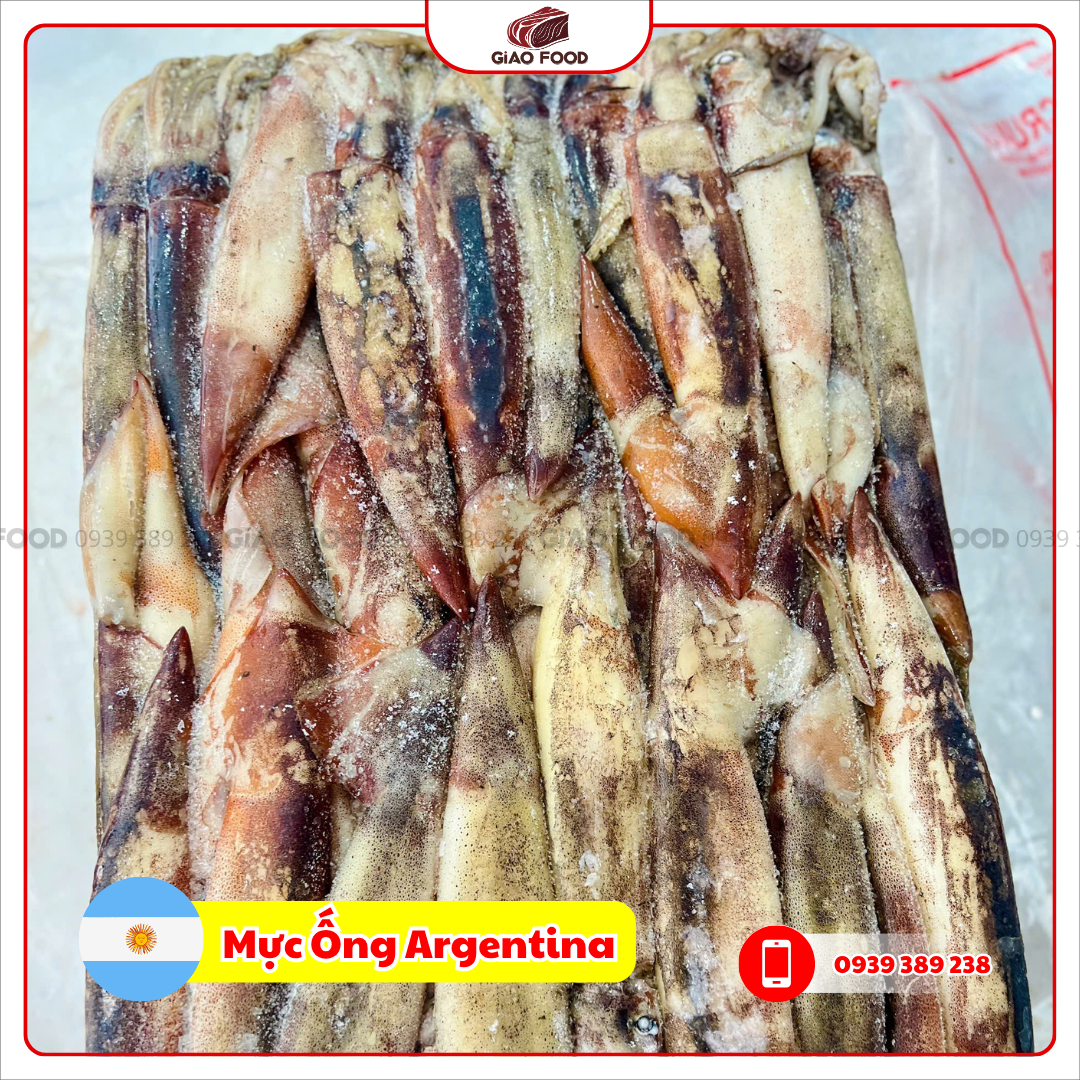 MUC ONG ARGENTINA Mực Ống Argentina