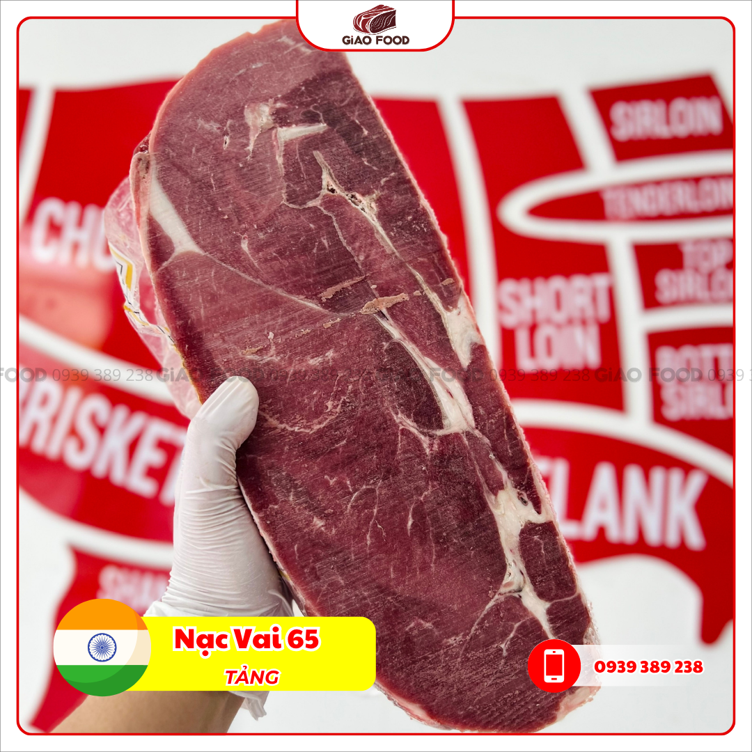 NAC VAI 65 - TANG (2) nạc vai trâu Ấn Độ